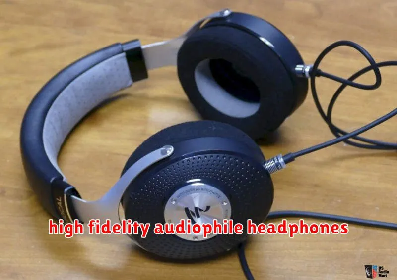 high fidelity audiophile headphones