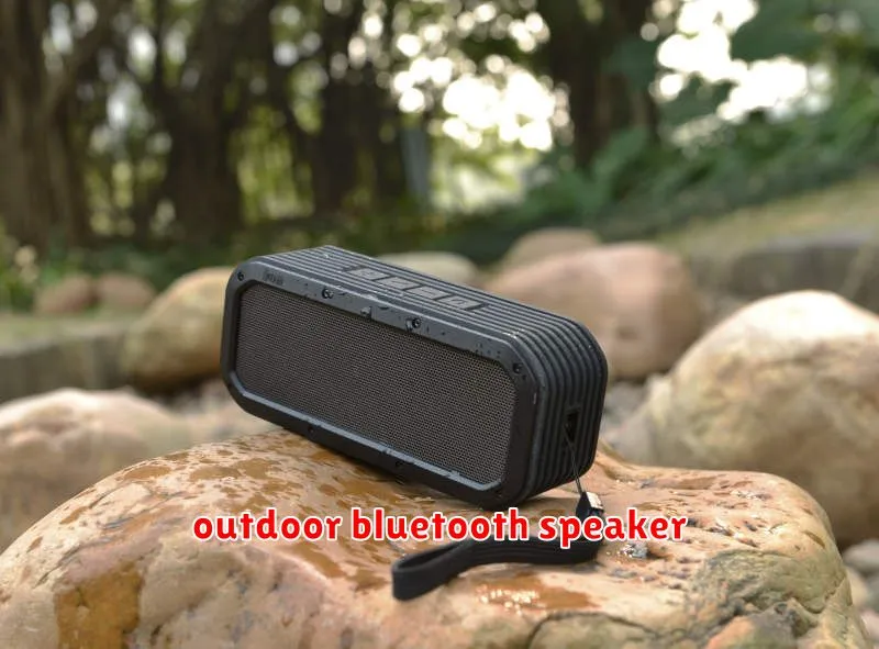 outdoor bluetooth speaker